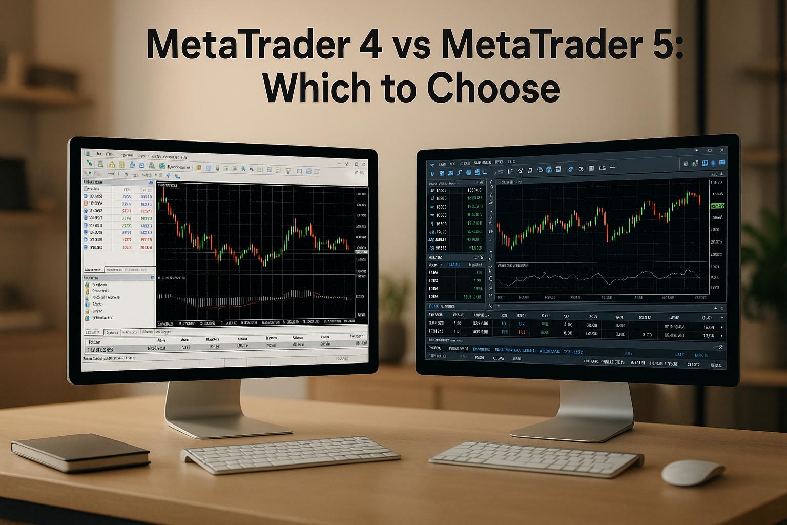 MetaTrader 4 vs MetaTrader 5: Which to Choose